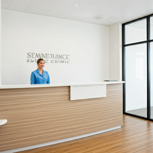 Clinic reception area